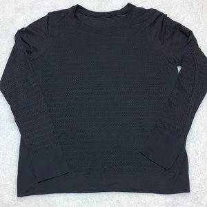 Lululemon Black Long Sleeve Top Sz 6